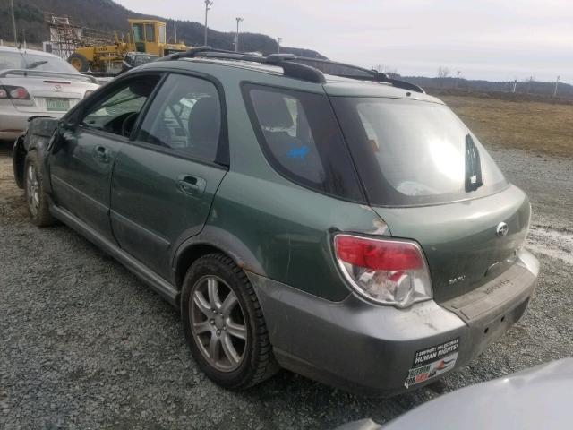 JF1GG63627H813094 - 2007 SUBARU IMPREZA OU GREEN photo 3