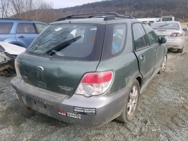 JF1GG63627H813094 - 2007 SUBARU IMPREZA OU GREEN photo 4