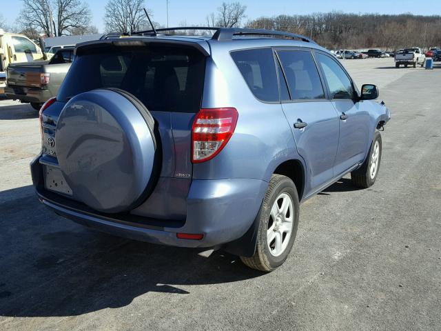 2T3BF4DV8BW157228 - 2011 TOYOTA RAV4 BLUE photo 4