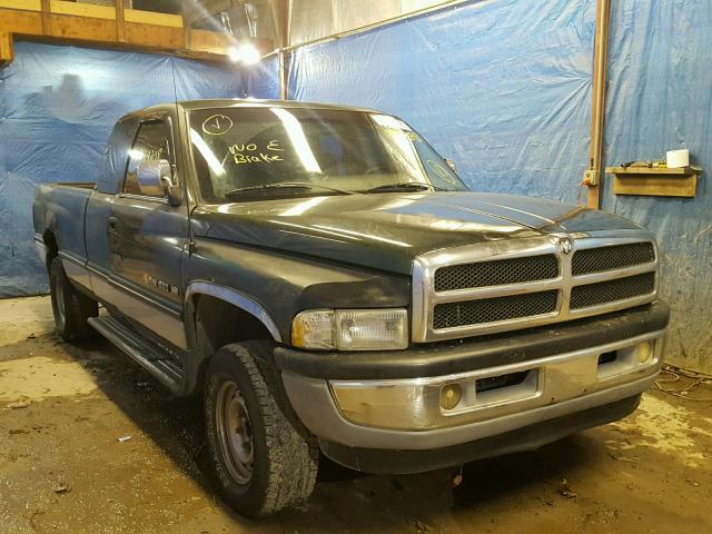 3B7HF13Z6TG149207 - 1996 DODGE RAM 1500 GREEN photo 1