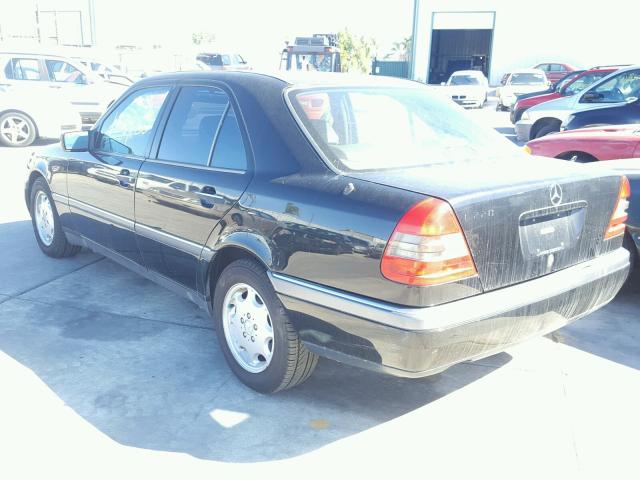 WDBHA22EXSF247660 - 1995 MERCEDES-BENZ C 220 BLACK photo 3