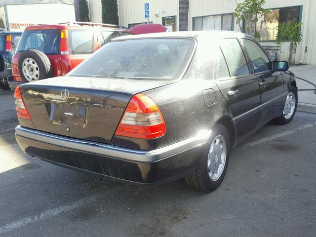 WDBHA22EXSF247660 - 1995 MERCEDES-BENZ C 220 BLACK photo 4