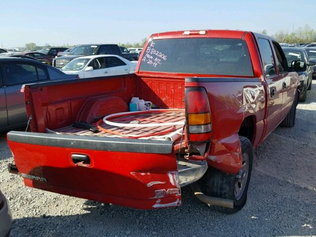 2GTEC13T951178347 - 2005 GMC NEW SIERRA RED photo 4