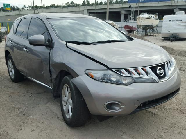 JN8AZ1MU1AW006499 - 2010 NISSAN MURANO S GRAY photo 1