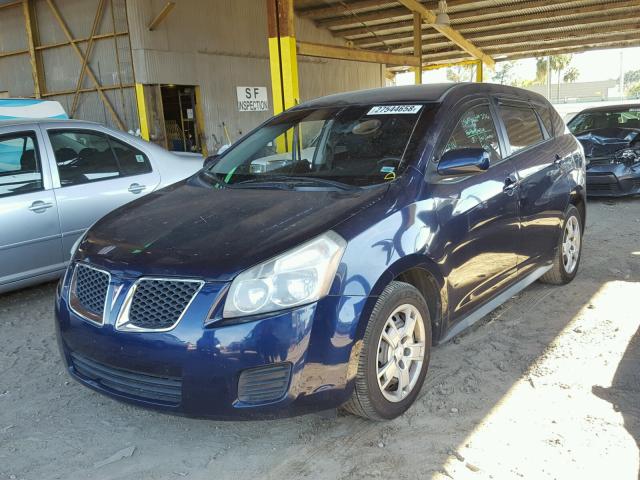 5Y2SP67089Z419056 - 2009 PONTIAC VIBE BLUE photo 2