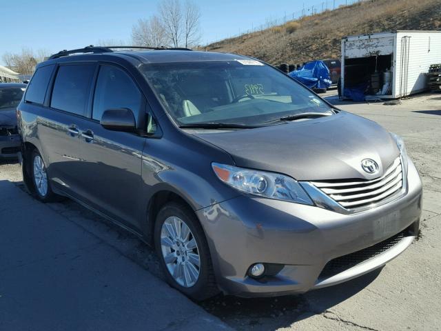 5TDDK3DC8FS098024 - 2015 TOYOTA SIENNA XLE CHARCOAL photo 1