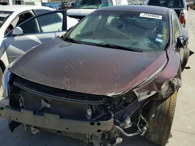 1N4AA5AP6EC493348 - 2014 NISSAN MAXIMA S MAROON photo 2