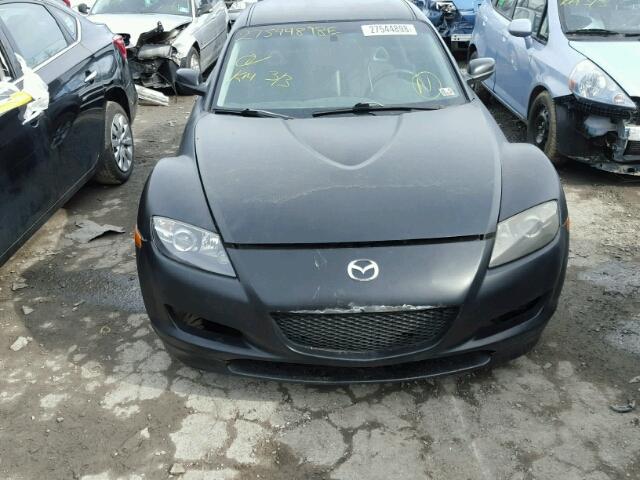 JM1FE17N140127199 - 2004 MAZDA RX8 BLACK photo 9