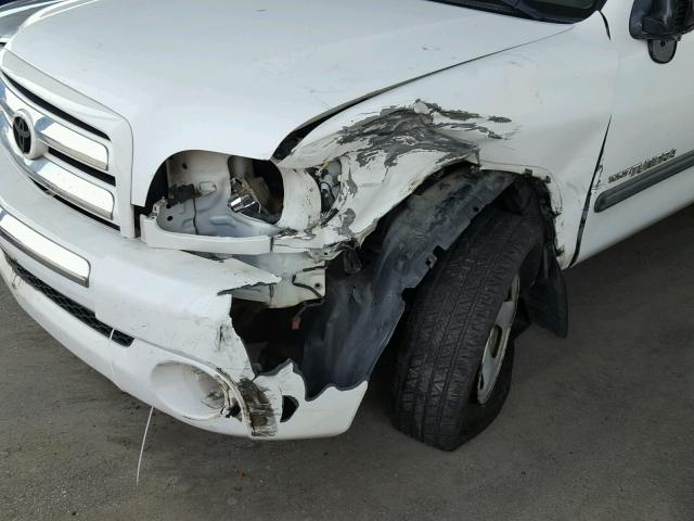 5TBRN34114S442861 - 2004 TOYOTA TUNDRA ACC WHITE photo 9