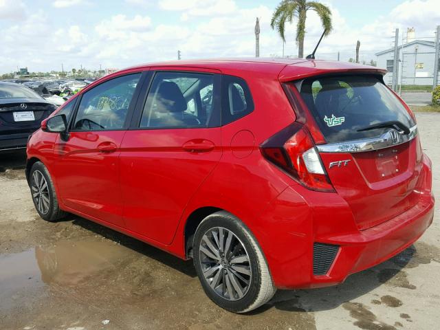 3HGGK5H88FM785875 - 2015 HONDA FIT EX RED photo 3