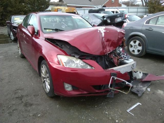 JTHCK262085024081 - 2008 LEXUS IS 250 RED photo 1