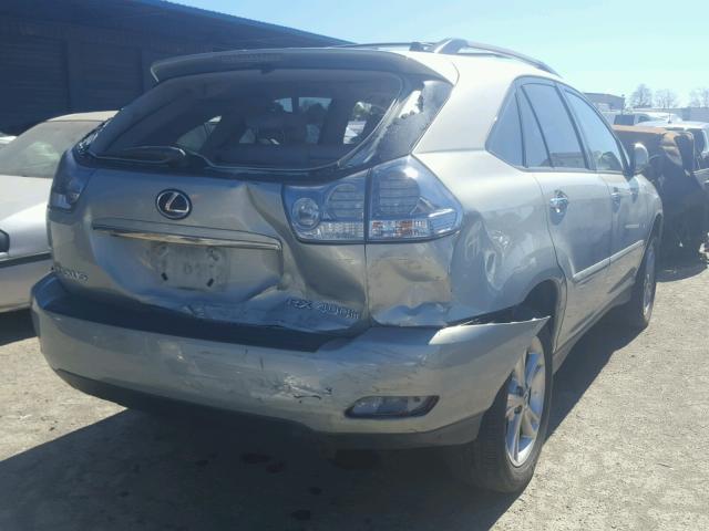 JTJGW31UX82009589 - 2008 LEXUS RX 400H SILVER photo 4