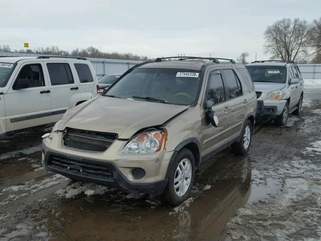 JHLRD78975C036736 - 2005 HONDA CR-V SE GOLD photo 2