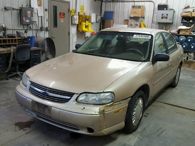 1G1ND52J63M658456 - 2003 CHEVROLET MALIBU GOLD photo 2