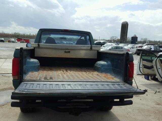 1FTEF14N5TLA93522 - 1996 FORD F150 GREEN photo 6