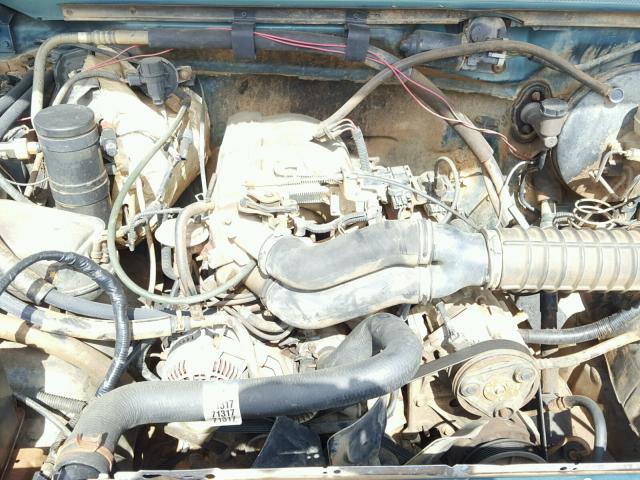 1FTEF14N5TLA93522 - 1996 FORD F150 GREEN photo 7