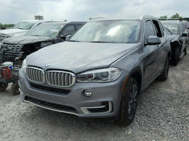 5UXKR2C35H0X05077 - 2017 BMW X5 SDRIVE3 GRAY photo 2