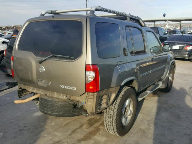 5N1ED28T92C583329 - 2002 NISSAN XTERRA XE BROWN photo 4