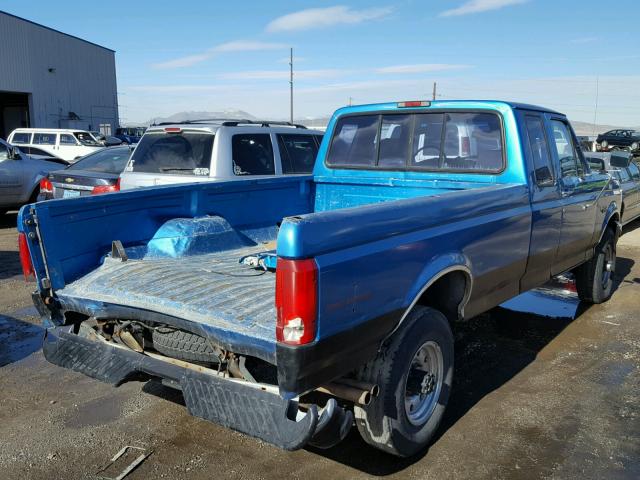 1FTHX26G2RKB59005 - 1994 FORD F250 BLUE photo 4