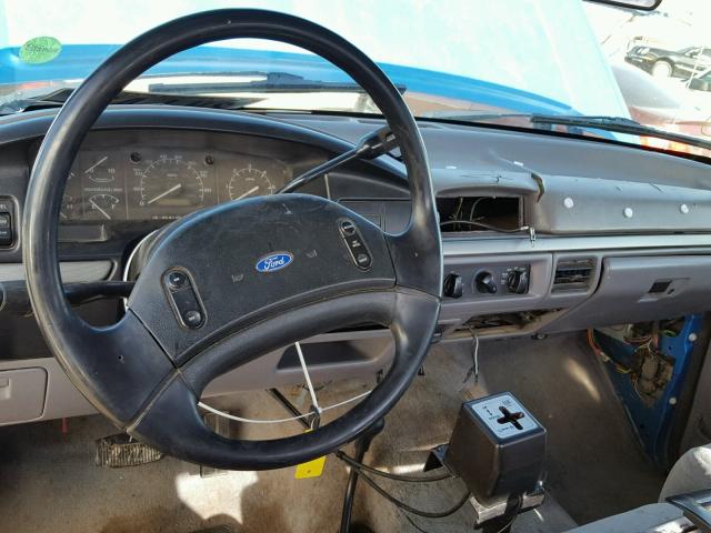 1FTHX26G2RKB59005 - 1994 FORD F250 BLUE photo 9