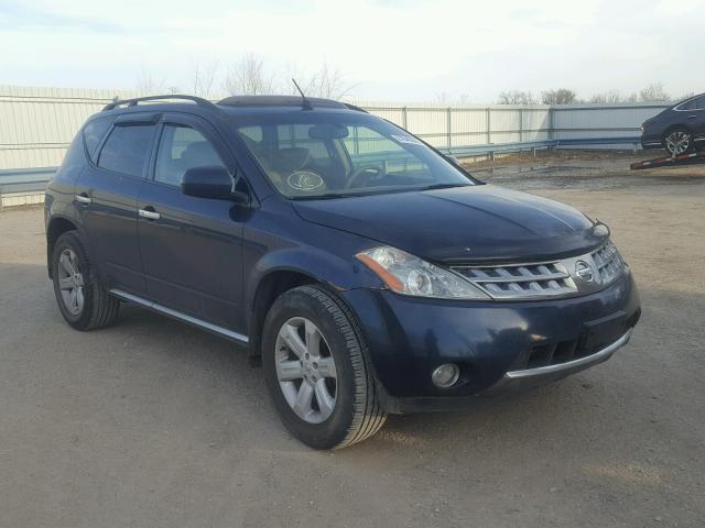 JN8AZ08W96W527421 - 2006 NISSAN MURANO SL BLUE photo 1