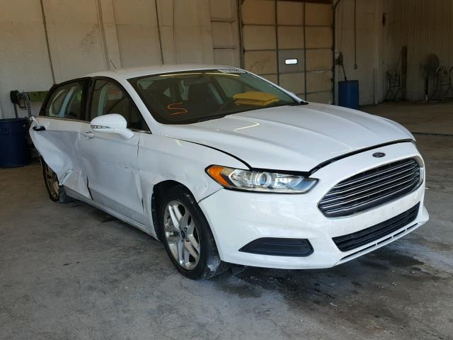 3FA6P0H72DR121132 - 2013 FORD FUSION SE WHITE photo 1