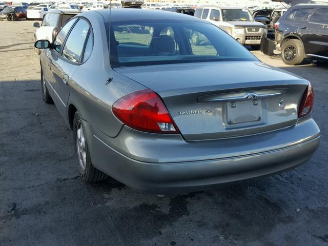 1FAFP53U73G130862 - 2003 FORD TAURUS SE GRAY photo 3