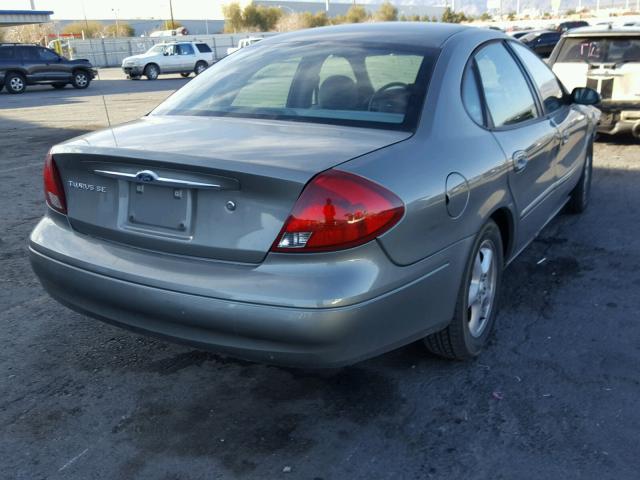 1FAFP53U73G130862 - 2003 FORD TAURUS SE GRAY photo 4