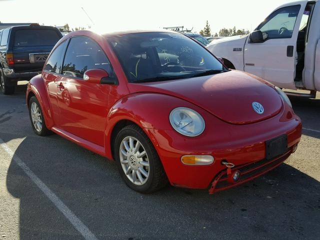 3VWCK31C95M409262 - 2005 VOLKSWAGEN NEW BEETLE RED photo 1