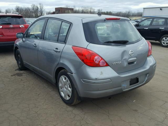 3N1BC1CP5AL367174 - 2010 NISSAN VERSA S GRAY photo 3