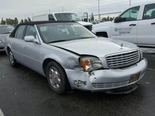 1G6KD54YX2U109669 - 2002 CADILLAC DEVILLE SILVER photo 1