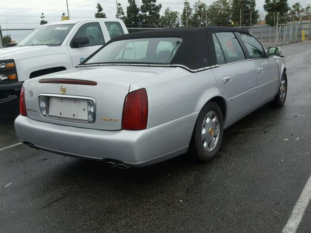 1G6KD54YX2U109669 - 2002 CADILLAC DEVILLE SILVER photo 4