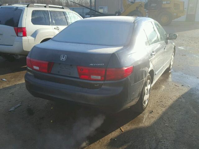 1HGCM56405A064826 - 2005 HONDA ACCORD LX CHARCOAL photo 4