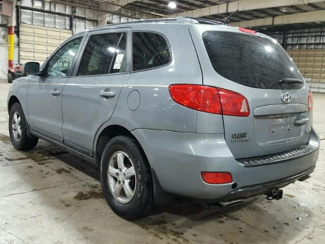 5NMSG13D57H081113 - 2007 HYUNDAI SANTA FE G SILVER photo 3