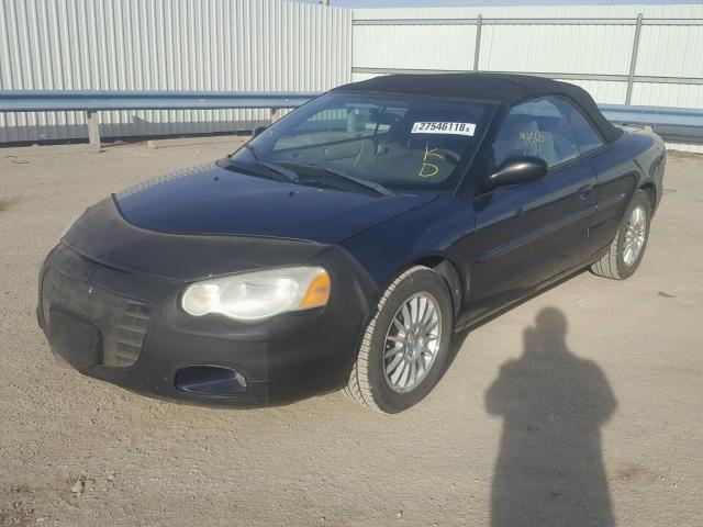 1C3EL55R16N203948 - 2006 CHRYSLER SEBRING TO BLUE photo 2