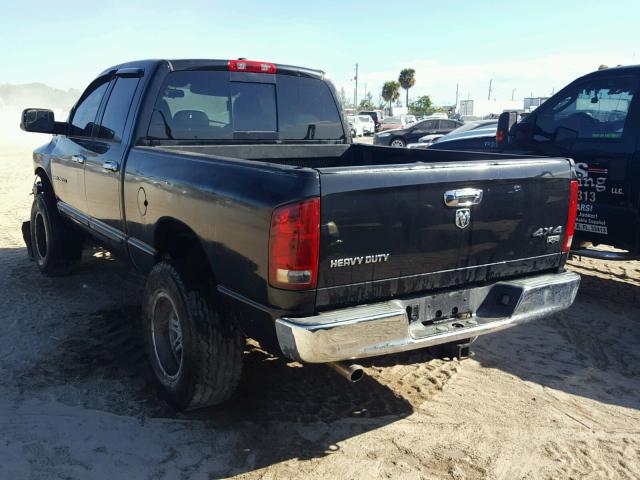 3D7KS28D56G291904 - 2006 DODGE RAM 2500 S BLACK photo 3