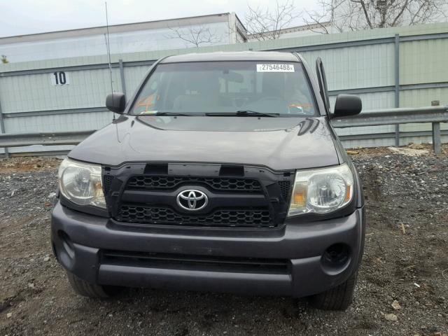 5TFUX4EN9BX003580 - 2011 TOYOTA TACOMA ACC GRAY photo 10