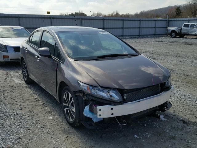 2HGFB2F90DH543552 - 2013 HONDA CIVIC EXL GRAY photo 1