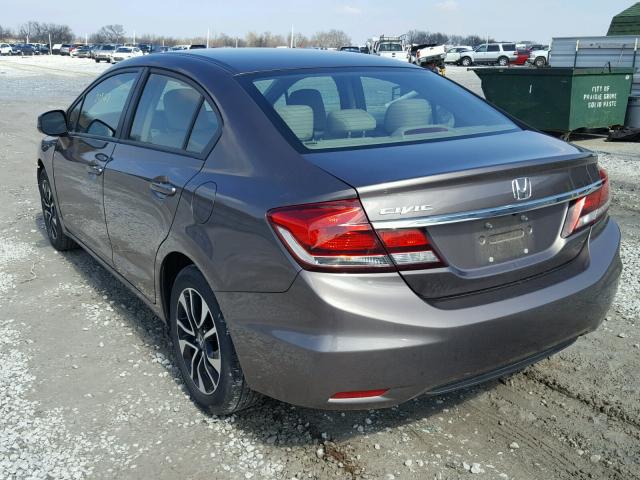 2HGFB2F90DH543552 - 2013 HONDA CIVIC EXL GRAY photo 3