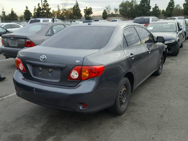 2T1BU4EE4AC535669 - 2010 TOYOTA COROLLA BA GRAY photo 4