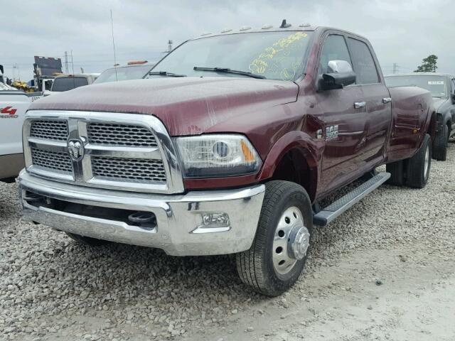 3C63RRJL6GG277118 - 2016 RAM 3500 LARAM MAROON photo 2