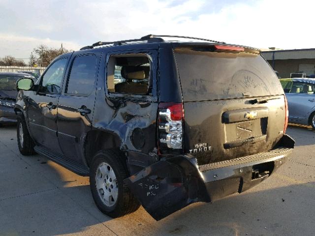 1GNFC13097R403572 - 2007 CHEVROLET TAHOE C150 BLACK photo 3