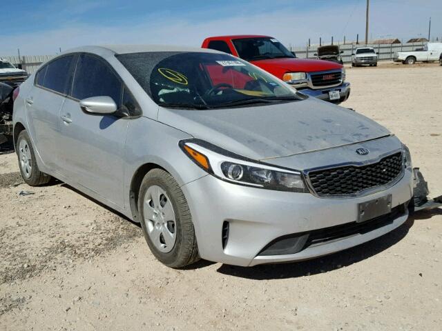 3KPFK4A71HE138706 - 2017 KIA FORTE LX SILVER photo 1