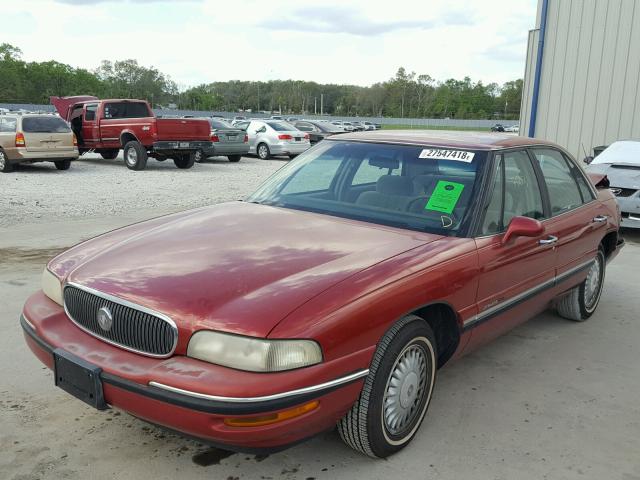 1G4HP52K6WH448162 - 1998 BUICK LESABRE CU MAROON photo 2