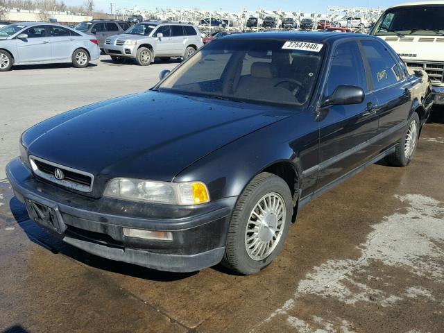 JH4KA7663NC020032 - 1992 ACURA LEGEND L BLACK photo 2