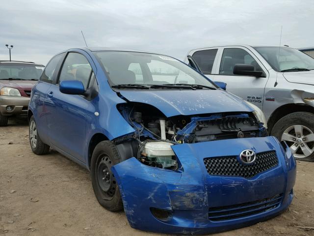 JTDJT923275066652 - 2007 TOYOTA YARIS BLUE photo 1