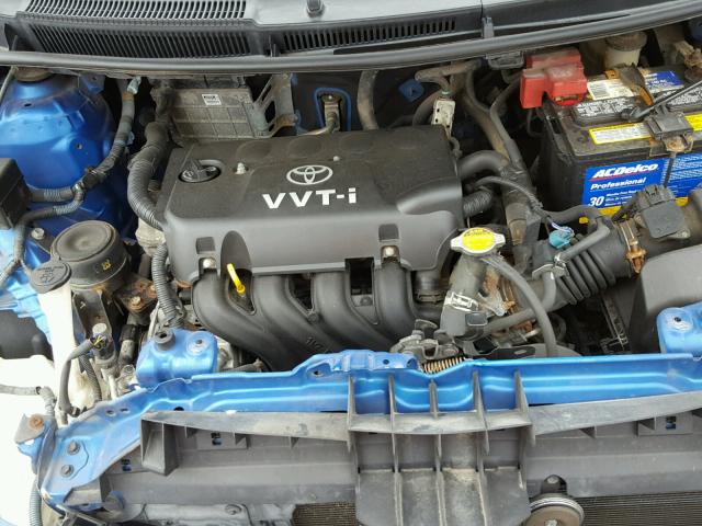 JTDJT923275066652 - 2007 TOYOTA YARIS BLUE photo 7