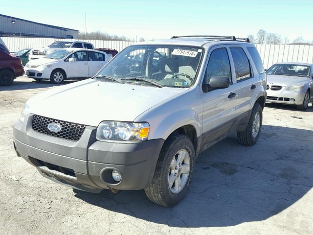 1FMYU93197KA65567 - 2007 FORD ESCAPE XLT SILVER photo 2