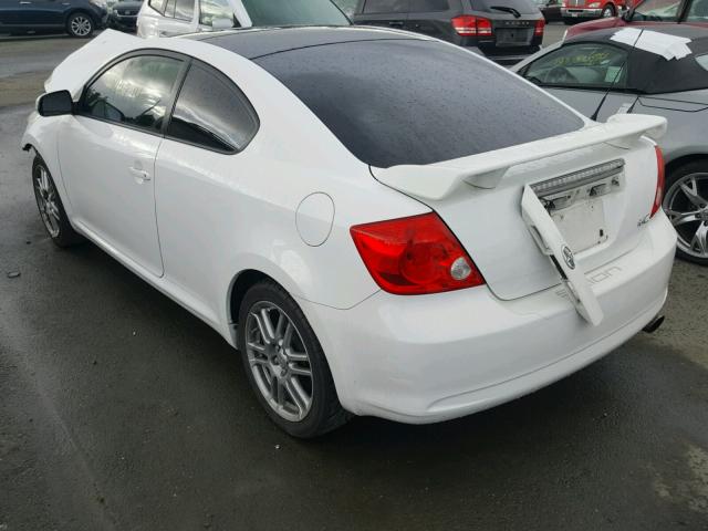 JTKDE167370181546 - 2007 TOYOTA SCION TC WHITE photo 3