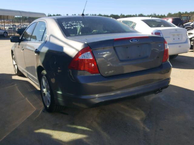 3FAHP0HA9CR154311 - 2012 FORD FUSION SE CHARCOAL photo 3